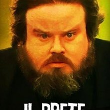 La sedia della felicità: character poster di Giuseppe Battiston nei panni del prete