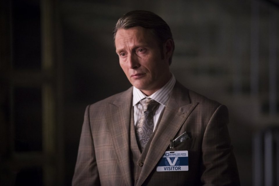 Hannibal: Mads Mikkelsen durante una scena dell'episodio Sakizuki, seconda stagione