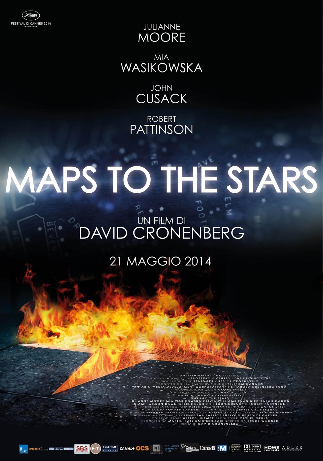 Maps To The Stars Il Poster Italiano Del Film 366738