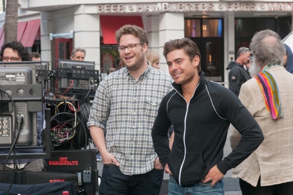 Neighbors: Seth Rogen e Zac Efron sul set