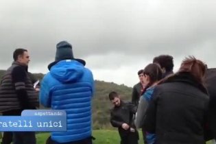 Una breve prova prima del ciak - Fratelli unici