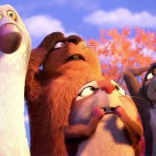 Nut Job - Operazione noccioline: Grayson e famiglia in un'immagine tratta dal film