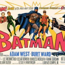 Batman con Adam West e Burt Ward - Locandina promozionale straniera