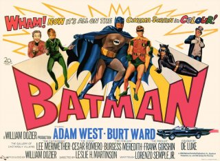 Batman con Adam West e Burt Ward - Locandina promozionale straniera