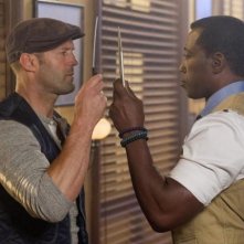 I mercenari 3 - The Expendables: Jason Statham e Wesley Snipes si fronteggiano in una scena