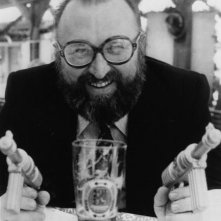 Sergio Leone in posa ironica