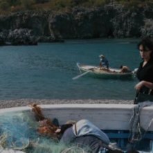 La moglie del sarto: Maria Grazia Cucinotta in una scena panoramica del film