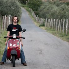 Sogni di gloria: Gabriele Pini in un'immagine tratta dal film
