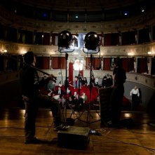 Sul set del film 'Registe - dialogando con una lametta' 