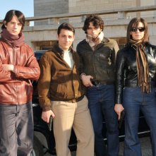 Bologna 2 Agosto... i giorni della collera: Lorenzo De Angelis, Roberto Calabrese, Marika Frassino e Giuseppe Maggio in una foto promozionale