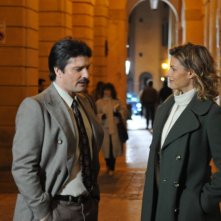 Bologna 2 Agosto... i giorni della collera: Martina Colombari in una scena del film con Lorenzo Flaherty