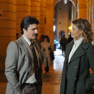 Bologna 2 Agosto... i giorni della collera: Martina Colombari in una scena del film con Lorenzo Flaherty