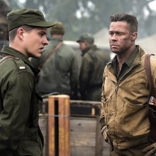 Fury: Brad Pitt a colloquio con un giovane soldato