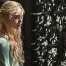 Maleficent: Elle Fanning sembra spaventata