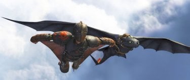 Dragon Trainer 2: Hiccup in volo con Sdentato in una spettacolare scena del film
