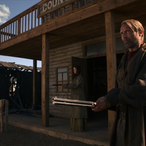 The Salvation: Mads Mikkelsen in un momento del film