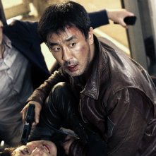 The target: Ryoo Seung-yong in una scena del film d'azione