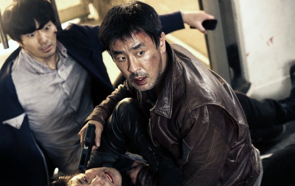 The target: Ryoo Seung-yong in una scena del film d'azione