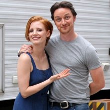 The Disappearance of Eleanor Rigby: James McAvoy e Jessica Chastain sul set