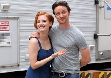 The Disappearance of Eleanor Rigby: James McAvoy e Jessica Chastain sul set