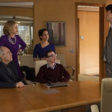 The Good Wife: Archie Panjabi, Matthew Goode, Christine Baranski, Christopher Imbrosciano e Robert Klein in The Deep Web
