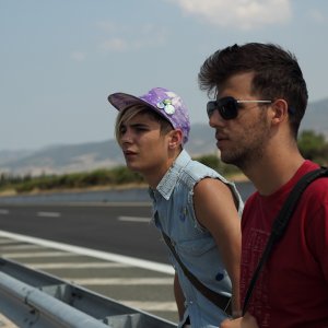 Xenia: Kostas Nikouli in un'immagine del film insieme a Nikos Gelia