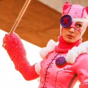 Gothic Lolita Battle Bear: una Lolita tutta rosa interpretata da Rina Takeda