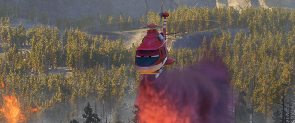 Planes 2 - Missione Antincendio: una scena tratta dal film d'animazione