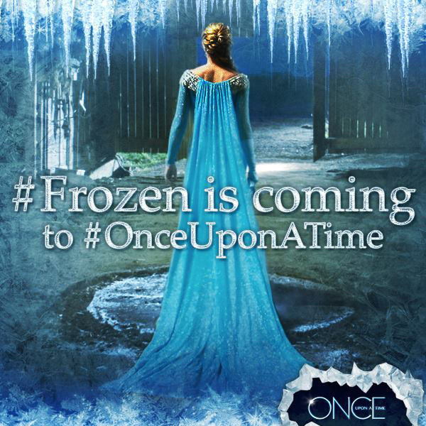 C'era una volta: l'immagine promozionale che annuncia il crossover con Frozen - Il regno di ghiaccio