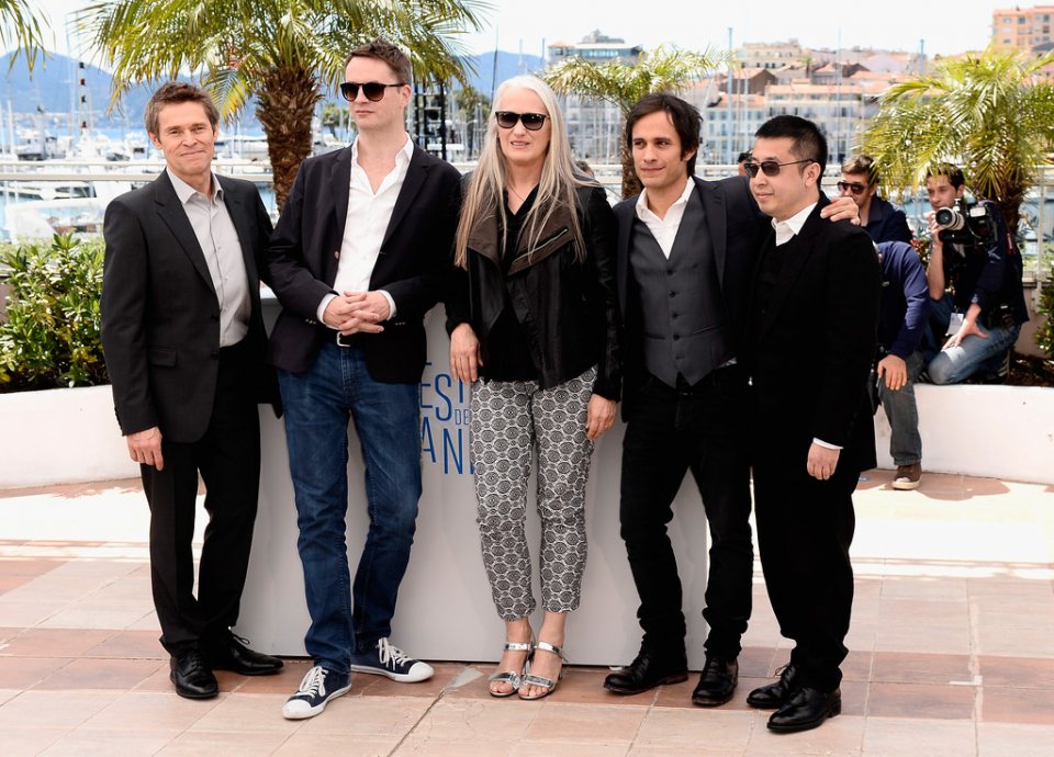 Jane Campion con alcuni giurati del Festival di Cannes 2014