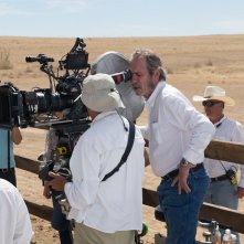 The Homesman: Tomme Lee Jones sul set