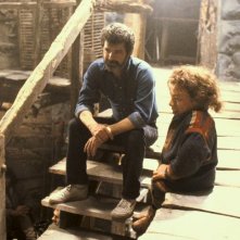 Willow, George Lucas sul set con Warwick Davis