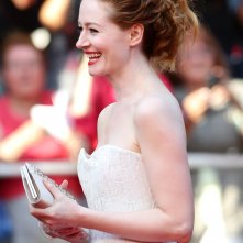 Miranda Otto sul tappeto rosso di Cannes 2014 - l'attrice presenta The Homesman