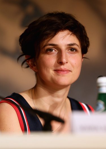 Alice Rohrwacher al Festival di Cannes 2014 per presentare il suo Le meraviglie