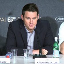Foxcatcher: Channing Tatum durante la conferenza stampa del film a Cannes 2014
