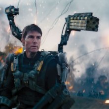 Edge of Tomorrow - Senza domani: Tom Cruise in una concitata scenda del film