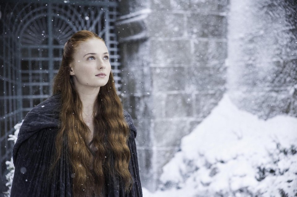 Il trono di spade: Sophie Turner in una scena dell'episodio Mockingbird