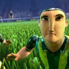 Goool!: Capi e Loco in mezzo al campo in una scena del film