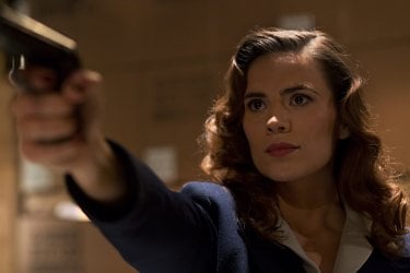 Hayley Atwell nel ruolo dell'Agente Peggy Carter