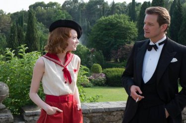 Magic in the Moonlight: Emma Stone e Colin Firth in una scena