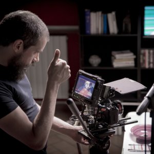 Tellurica: un momento delle riprese