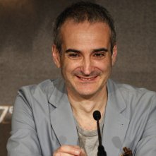 Clouds of Sils Maria: Olivier Assayas durante la conferenza stampa di Cannes 2014