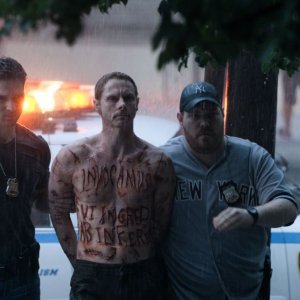 Liberaci dal male: Eric Bana con Sean Harris e Mike Houston in una scena del film