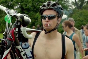 Sam Rockwell in una scena de La formula della felicità