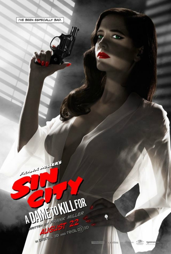 Sin City - Una donna per cui uccidere: il character poster di Ava Lord, alias Eva Green