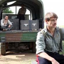 A testa alta: Giorgio Pasotti in un momento della fiction