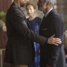 Tyrant: Nasser Faris, Adam Rayner in una scena della mini-serie