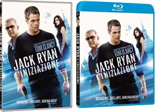 Le cover di DVD e Blu-ray di Jack Ryan - L'iniziazione