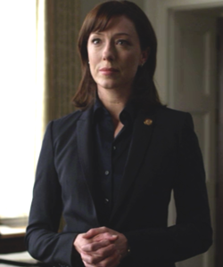 House of Cards: Molly Parker in una scena del political drama