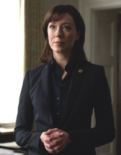 House of Cards: Molly Parker in una scena del political drama